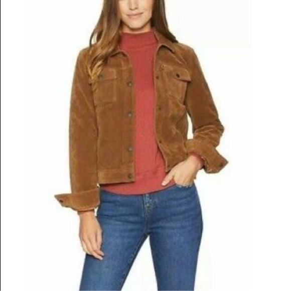 Levis Women's Faux Suede Modern Trucker Jacket